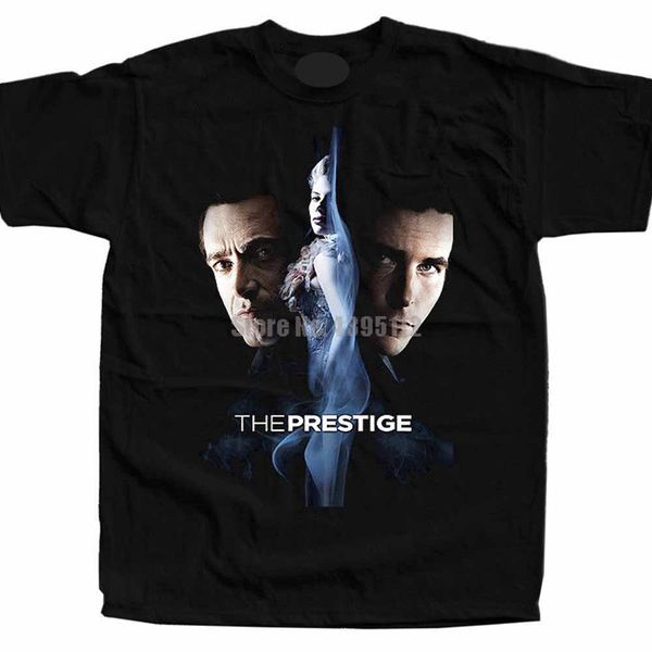 

the prestige movie poster men tee shirt hip hop harajuku tshirt girl t-shirt black and white t-shirts mens clothing