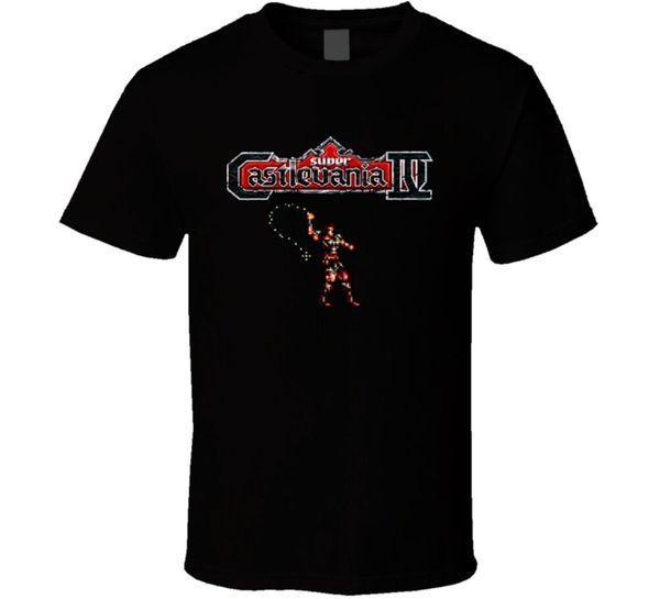 

castlevania 4 супер castlevania snes simon t shirt2019 модно марка 384% хлопок печатный круглый шеи футболки дешево оптом