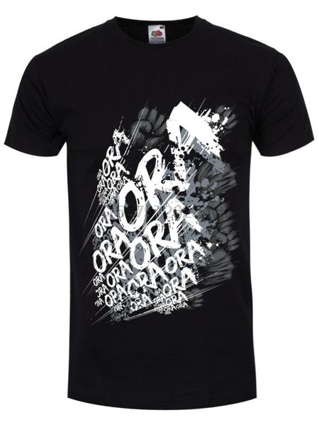

t-shirt ora ora ora mens black