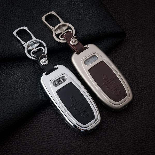 

Zinc alloy Key shell Cover Case For Audi A8 A4 A4L A6L Q5 Q7 key Set Bag