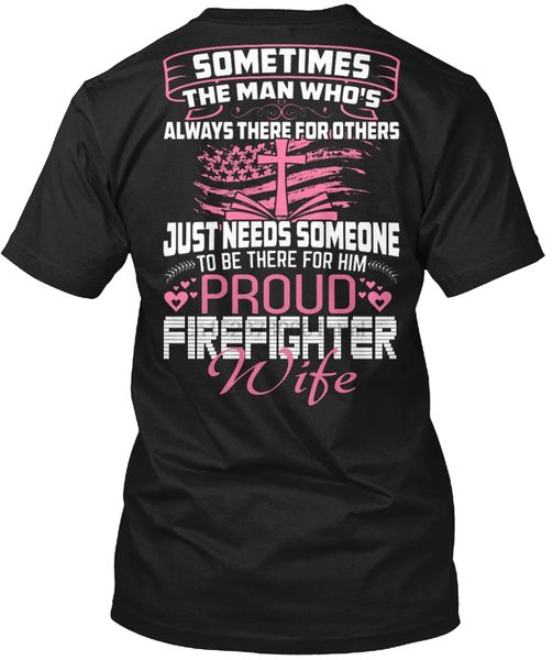

men t shirt proud firefighter wife women t-shirt