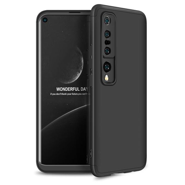 

for xiaomi 10 case 3 in 1 hard plastic ultra thin slim fit 360 degree full body protective shockproof anti-scratch case