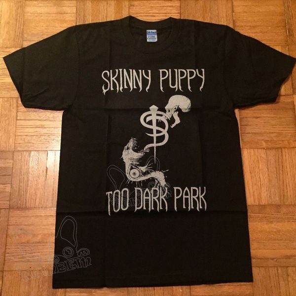 

vintage skinny puppy too dark park men t-shirt