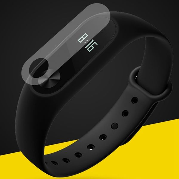 

hd film anti-scratch screen protector for xiaomi miband 2 smart strap wristband