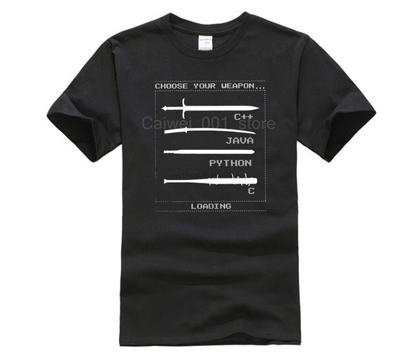 

round neck cool mans t shirt men s funny c java python programmer developer programming clothes coding summer fashion t shirt