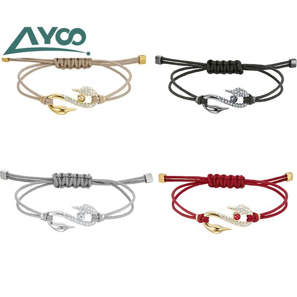

ayoo fashion charm swa original 1: 1 copy, elegant temperament adjustable wild bracelet women luxury jewelry gift, Golden;silver