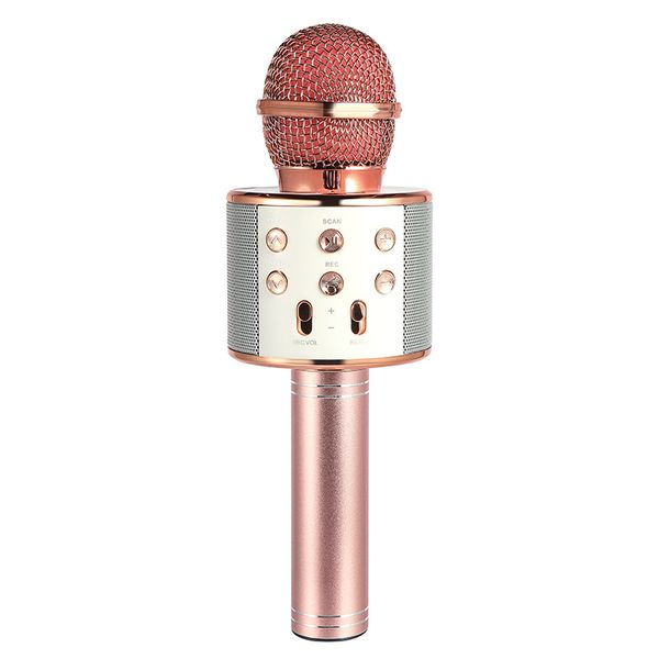 

ws858 микрофон стерео мобильный телефон микрофон караоке ручной беспроводной bluetooth конденсаторный живая микрофоны аудио