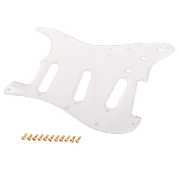

1ply pvc guitar pickguard scratch plate 11 holes for st style guitar parts