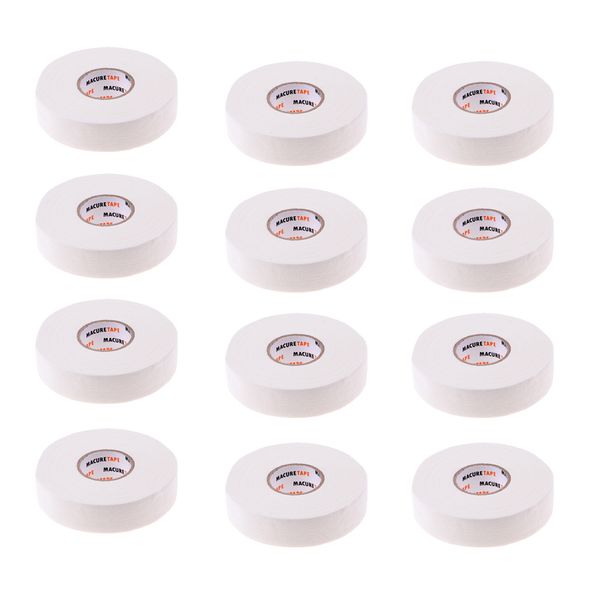 

12 рулон хоккей ленты -white цвет ткани клюшка скотч 1 \ «\» x25 ярдах