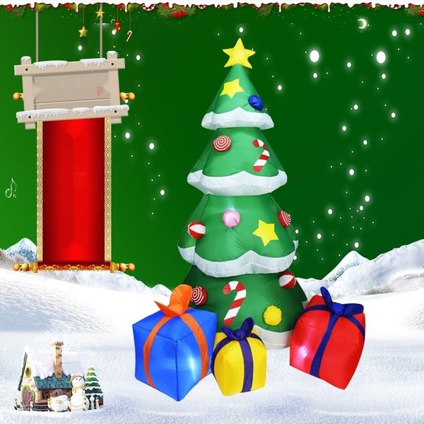 

decoration luminous inflatable tree candy crutch decoration luminous inflatable christmas tree christmas candy bag gift bagcrutch gift bag