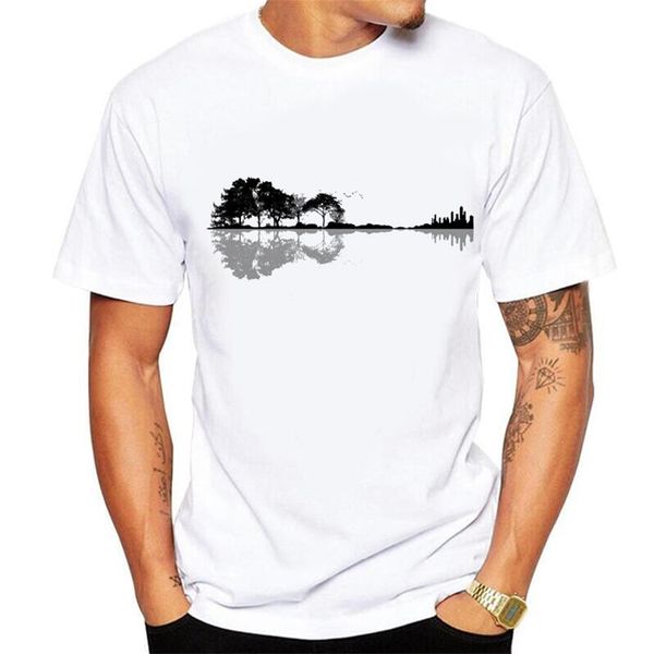 

fashion tshirt trendy cool no glue feeling print fun nature men fashion summer o neck white cotton tshirt homme