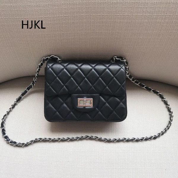 

2020 leather women's single shoulder clutch bag fashion cross grain brand cowhide handbag rhombus wallet purse women handbag