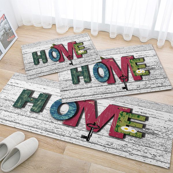 

carpets 3d printed modern rectangular rug living room kitchen bathroom strip absorbent non-slip mat decorative hallway