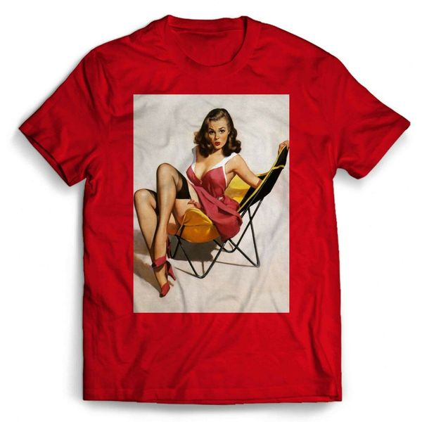 

gil elvgren mechanic t shirt men women tee shirt more size and colors