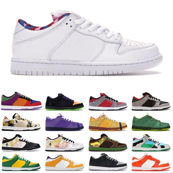 

2020 низкий dunk бразилия коренастый dunky кроссовки viotech shadow raygun tie dye париж тренер спортивные кроссовки 36-45, White;red