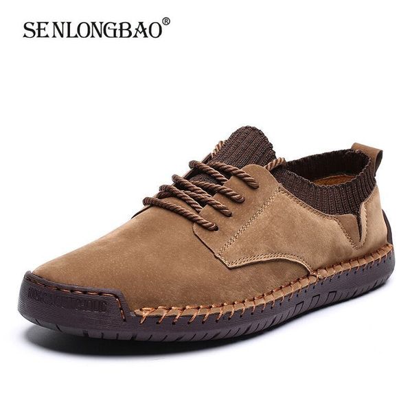 

fashion casual sneakers men shoes breathable suede leather shoes men loafers comfort outdoor driving zapatos, Black