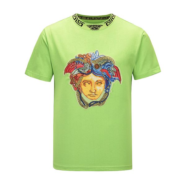 

new 2020 mens summer fashion tees plus size short sleeve t shirt milk printed t-shirt 3d designer clothing m-3xl golf tshirt mm, White;black