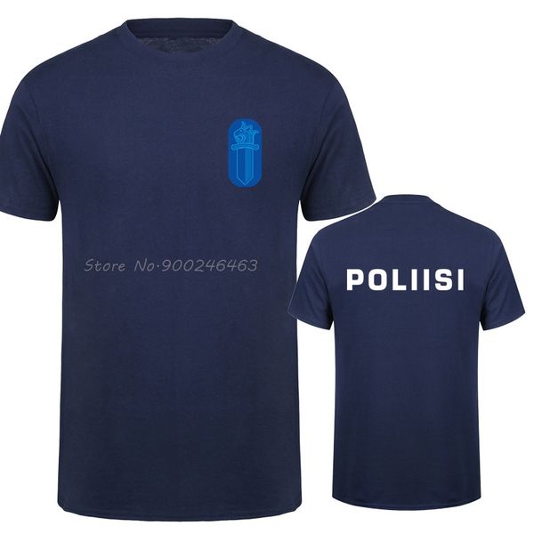 

finland police poliisi special swat unit force t shirt men casual t-shirt men cotton tees harajuku streetwear