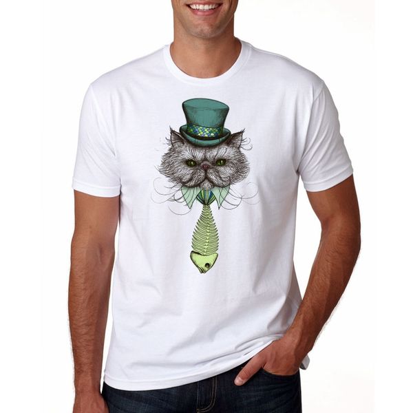 

2020 new arrival men's not your average cat print t shirt fashion t-shirt print casual short sleeve
