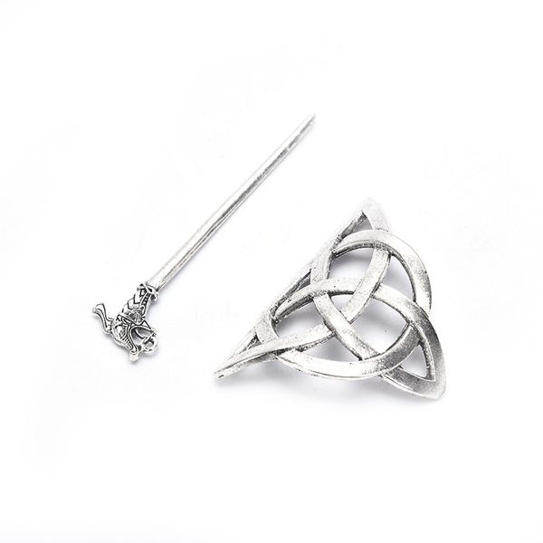 

шпильки для ювелирных изделий женщины knotwork шпилька волос для womenhair jewelry 1pc, Golden;silver