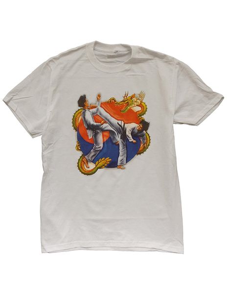 

2019 100% cotton tae kwon do t-shirt summer tee shirt summer tee shirt
