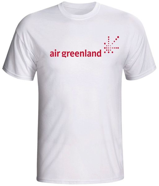 

t shirts fashion 2020 air greenland shirt airline vintage logo round neck clothes