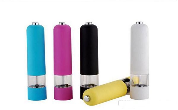 

abs electrical pepper mill salt pepper muller salt grinding electric pepper grinder with retail box factory sale