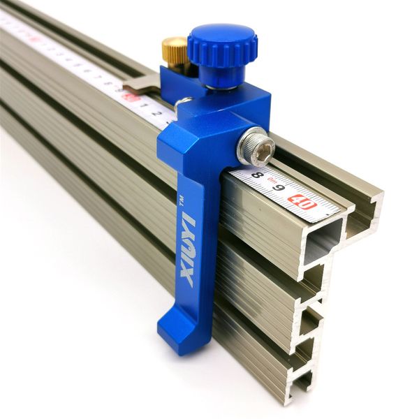 

aluminium profile fence and t track slot sliding brackets miter gauge fence connector for woodworking router/saw table benches