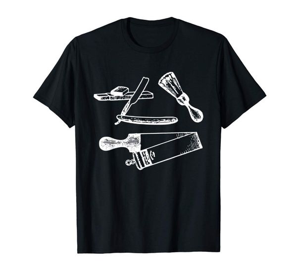 

barbershop tools beard barber t shirt 2019 new fashion brand clothing 100% cotton short sleeve summer custom shirts