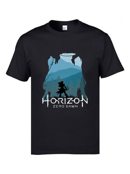 

horizon zero dawn t shirt amazing video game funny great tshirts for men 100% cotton tees design t-shirts wholesale