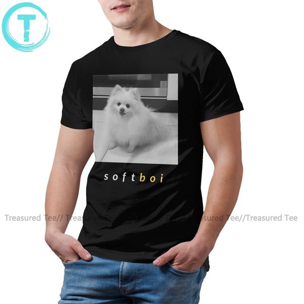

pomeranian t shirt the soft boi special t-shirt funny 100 cotton tee shirt printed 5x short sleeves tshirt