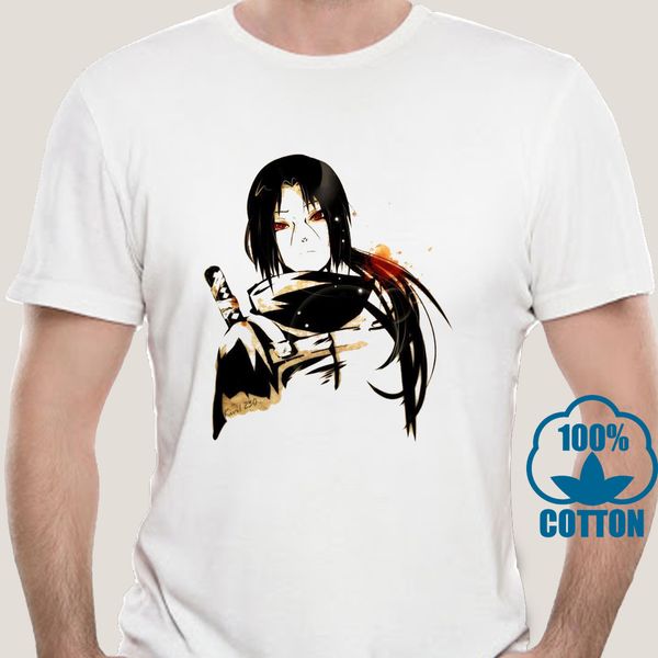 

1821d men t shirt naruto itachi uchiha shirt vintage white tshirts women t-shirt