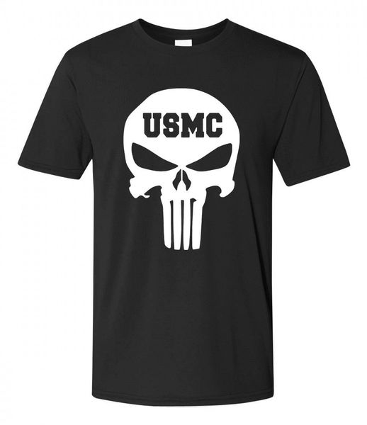 

summer cool funny t-shirt new logo vintage usmc punisher for man t-shirt men s - 2xl summer