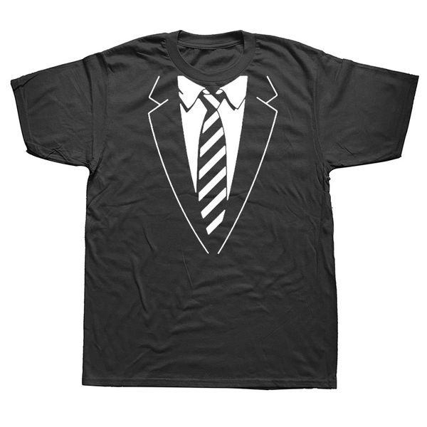 

summer new tie funny printed t-shirt for men cotton o-neck short sleeve casual men's t shirts tee