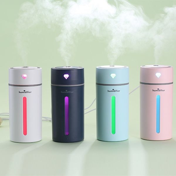

mini usb ultrasonic air humidifier purifier aroma essential oil diffuser aromatherapy mist maker nebulizer with led lights for home car bedr
