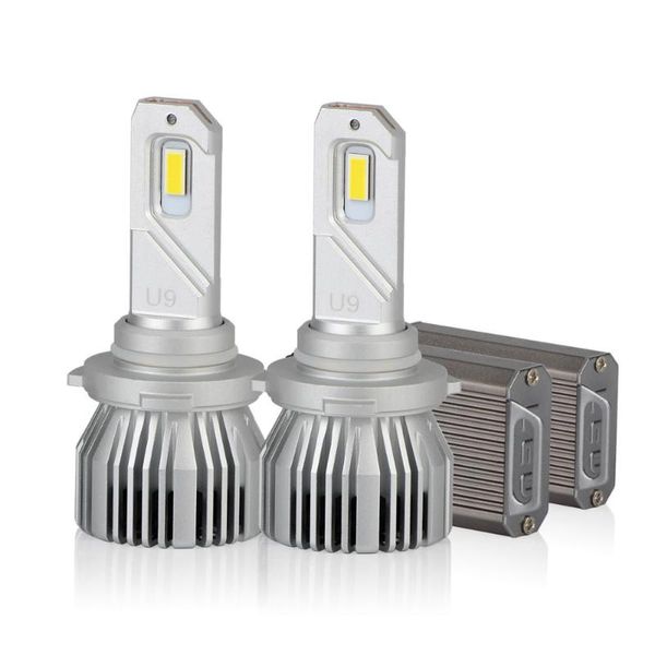 

2pcs ecahayaku high brightness mini size car led headlight bulb u9 h1 h3 h7 h11 9005/3 9006/4 9012 h4 9004/9007 h13 fog lamp