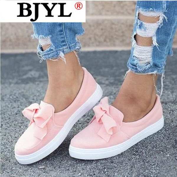 

women 2020 spring summer loafers plus size platform slip on bowtie flat shoes suede solid sweet shoes flat female flock footwear, Black