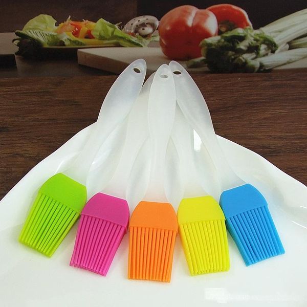 

silicone oil brush baking brushes liquid oil cake butter bread pastry brush bbq utensil safety basting brush elh035