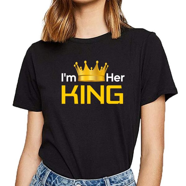 

вершины тенниска женщины король и королева sexy harajuku печать женский tshirt