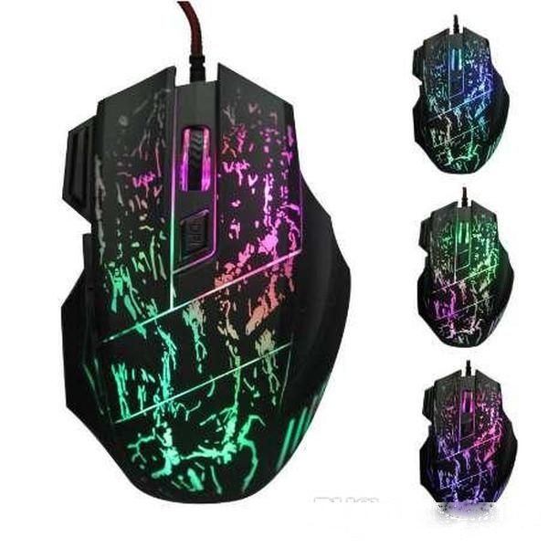 

new 5500dpi 7 buttons 7 colors led optical usb wired mouse gamer mice computer mause mouse gaming mouse for pro gamer