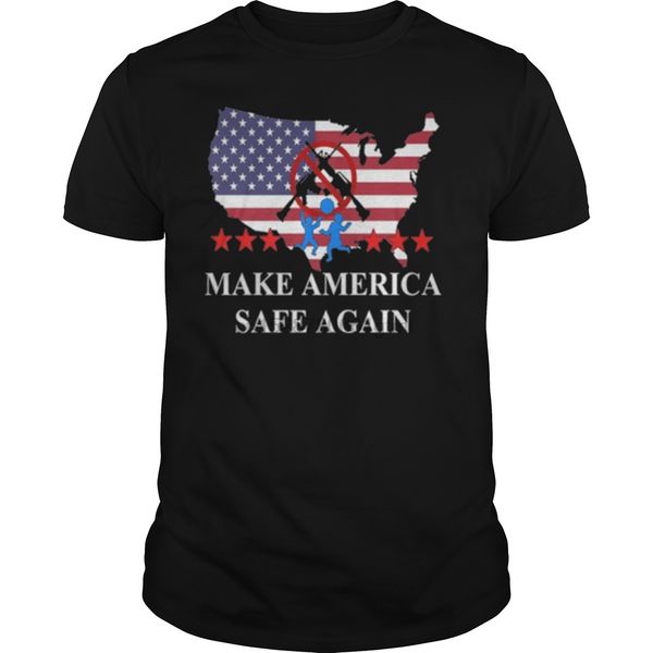 

men short sleeve tshirt make-america-safe-again cool women t-shirt