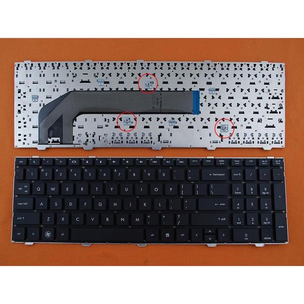 

lapkeyobard replacement for hp probook 4540 4540s 4545 4545s 4740 4740s black english without frame us layout repair keyboard