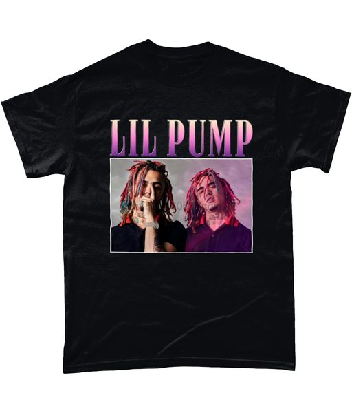 

мужчины футболка vintage лил насос t-shirt женщины тенниска