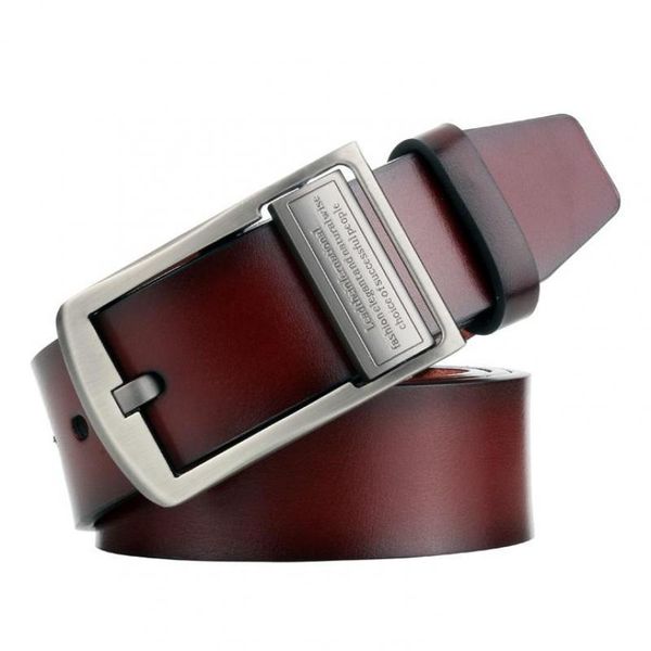 

men's belt 2020 new fashion belt men male pu leather strap luxury pin buckle fancy vintage jeans cinto masculino, Black;brown