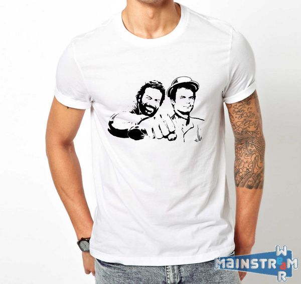 

new 2019 summer fashion t-shirt maglietta bud spencer e terence tee shirt
