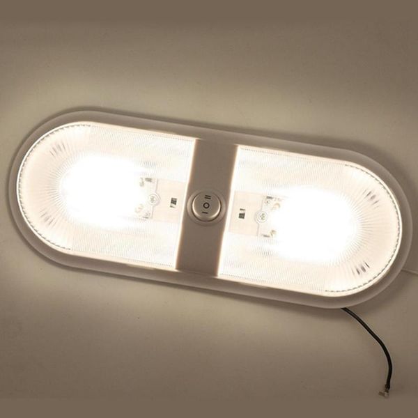 

12v 48 led dome light ceiling lamp with switch caravan accessories for rv marine boat yacht camping car motorhome trailer