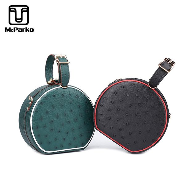 

mcparko sweet ladies bags genuine ostrich leather handbag handle bags women 2020 luxury fashion leather shoulder bag female
