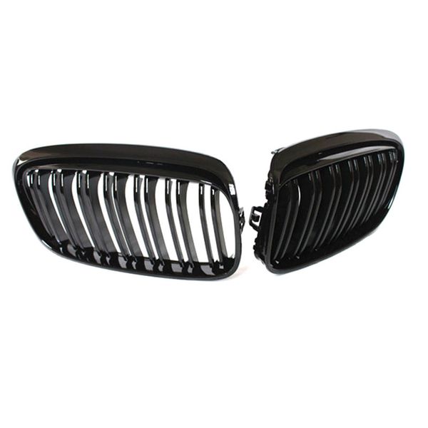 Pares lustrosos lustrosos Carro Dual Front Grille Grills para 2 Series GT F45 F46 ABS Grade Coupé Conversível