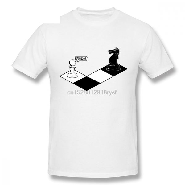 

knight takes pawn chess t shirt boy hip hop o-neck t-shirt 100% cotton t shirt plus size new arrival