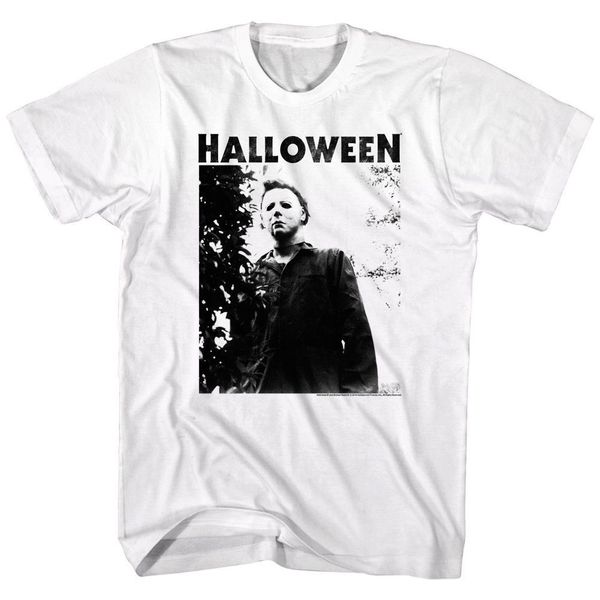 

halloween horror movie michael myers masked men's t shirt scary evil villain top